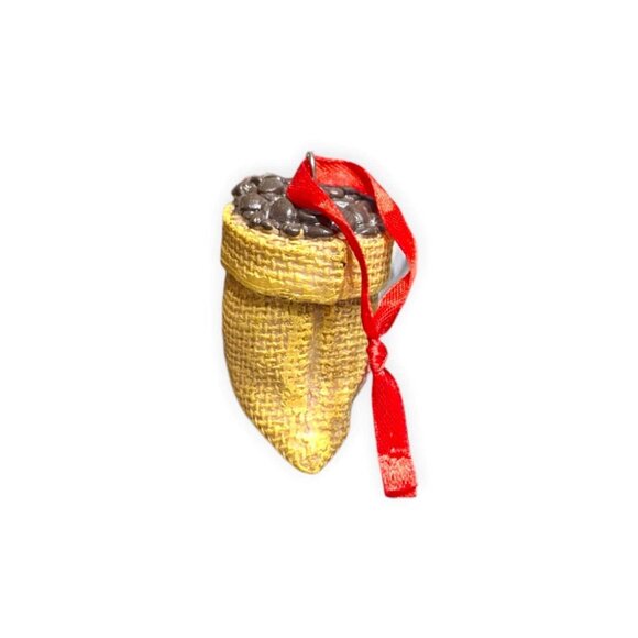 Tim Hortons Coffee Beans Bag Sack Ornament Christmas - No Box - Picture 4 of 6